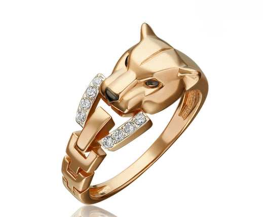 Ring mit Zirkonia Rotgold 585 Art. Nr. 01-5880-00-401-1110 P