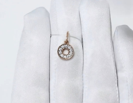 Anhänger mit Zirkonia Russisches Rotgold 585 Art. Nr. 036171