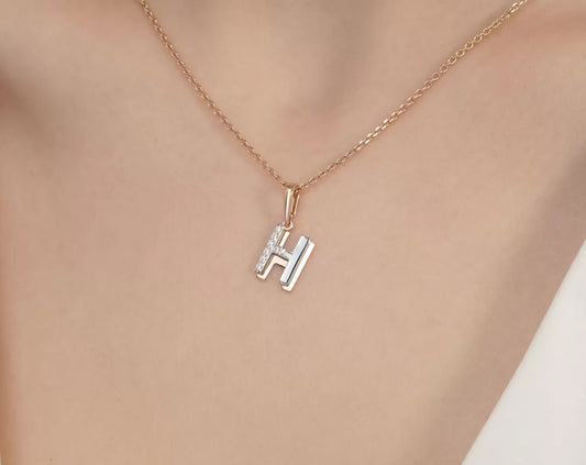 Anhänger mit Zirkonia Russisches Rotgold 585 Art. Nr. 03-3418-H-401-1111 P