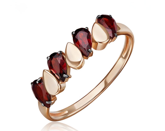 Ring mit Granat Rotgold 585 Art. Nr. 01-5833-00-204-1110 P