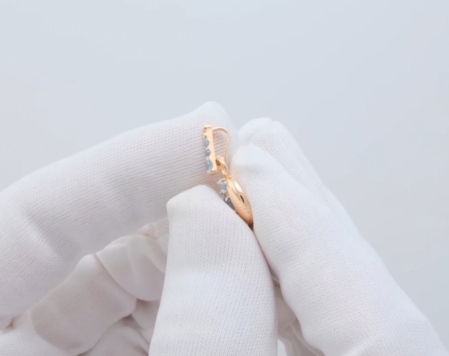 Anhänger mit Topas Rotgold 585 Art. Nr. 03- 3570-01-201-1110 P