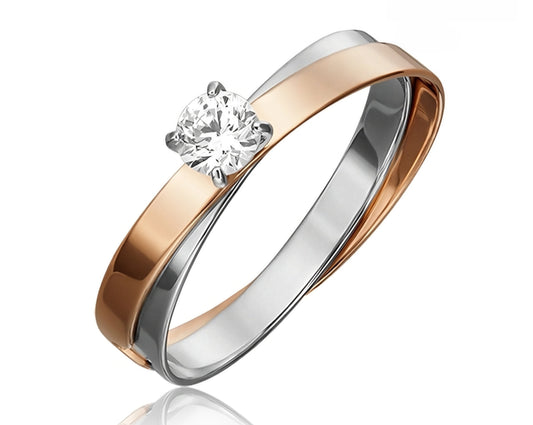 Ring mit Zirkonia Rotgold 585 Art. Nr. 01-5452-00-401-1111 P