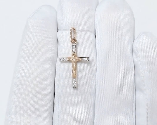 Goldkreuz Rotgold 585 Art. Nr. 121323