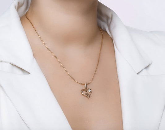 Anhänger mit Zirkonia Russisches Rotgold 585 Art. Nr. 034831