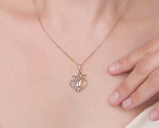 Anhänger mit Zirkonia Russisches Rotgold 585 Art. Nr. 03-3576-00-401-1110 P
