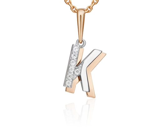 Anhänger mit Zirkonia Rotgold 585 Art. Nr. 03-3418-K-401-1111 P