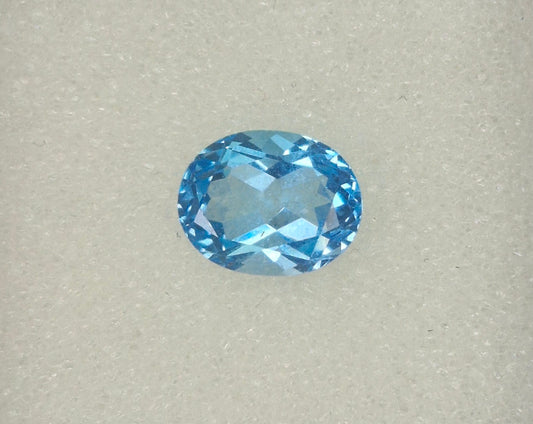 Swiss Blue Topas 10 x 8 mm 3.45 Ct