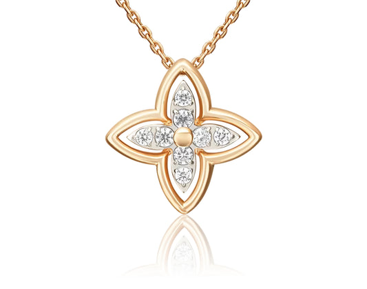Anhänger mit Zirkonia Rotgold 585 Art. Nr. 03-3633-00-401-1110 P