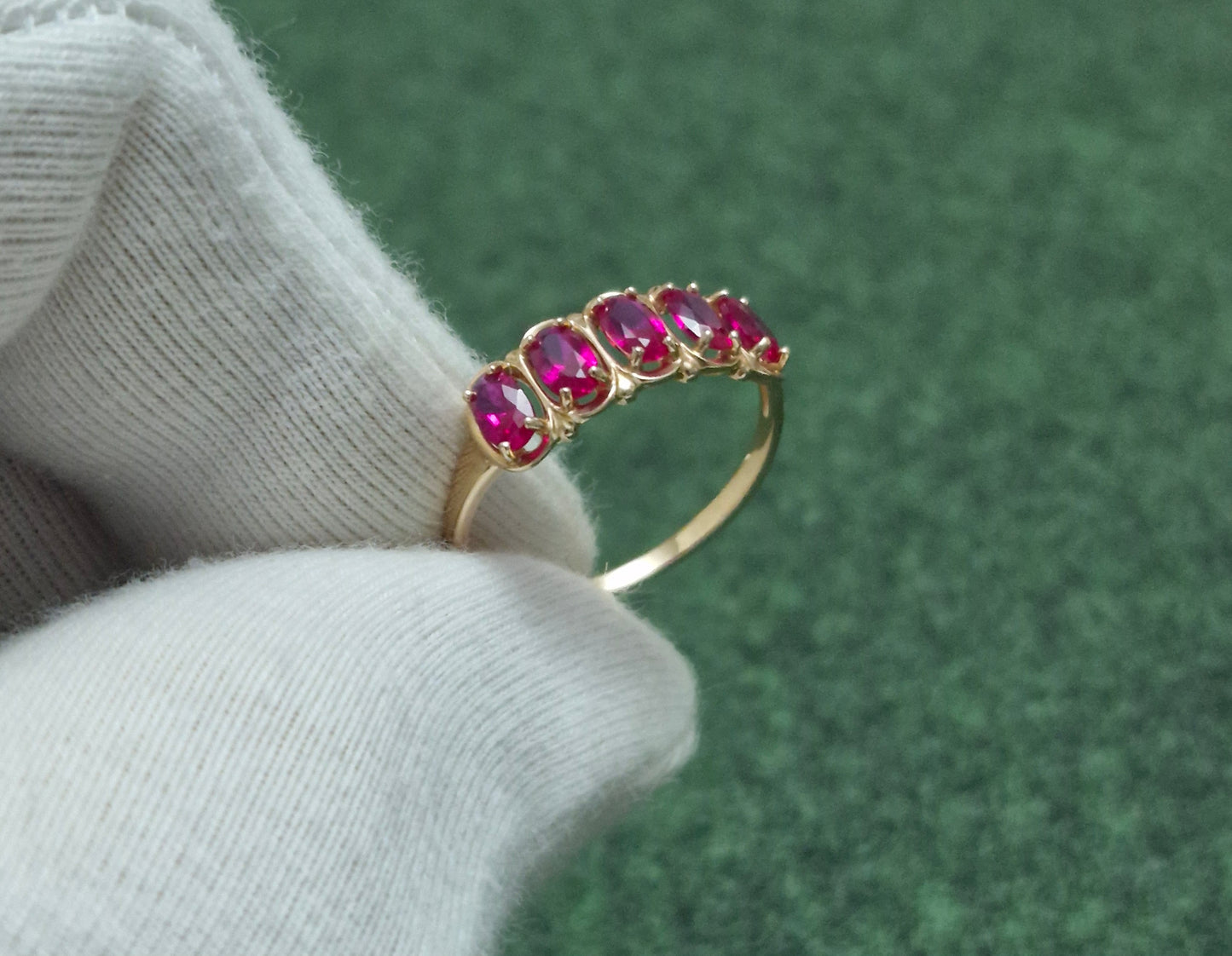 Ring mit Rubin HTS Rotgold 585 Art. Nr. 715445