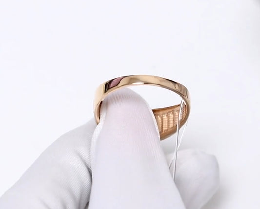Herrenring mit Zirkonia Russisches Rotgold 585 Art. Nr. 018420