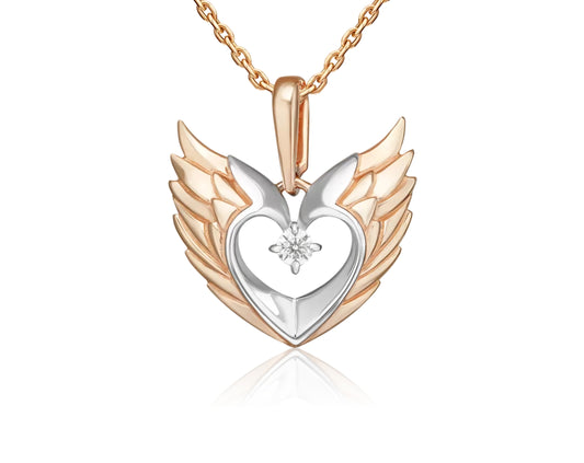 Anhänger mit Zirkonia Rotgold 585 Art. Nr. 03-3573-00-401-1110 P