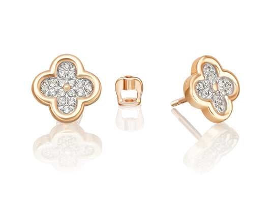 Ohrstecker mit Zirkonia Rotgold 585 Art. Nr. 02-5522-00-401-1110 P