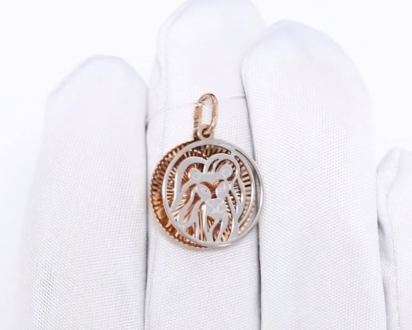 Anhänger Sternzeichen "Löwe" Russisches Rotgold 585 Art. Nr. 035703