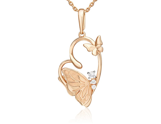 Anhänger mit Zirkonia Rotgold 585 Art. Nr. 03-3588-00-401-1110 P