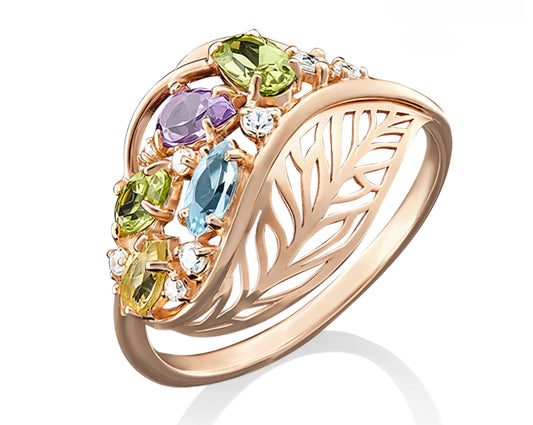 Ring mit Topas Rotgold 585 Art. Nr. 01-4919-00-227-1110-46 P