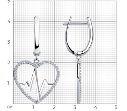 Silber Ohrringe mit Zirkonia Art. Nr. 94023918