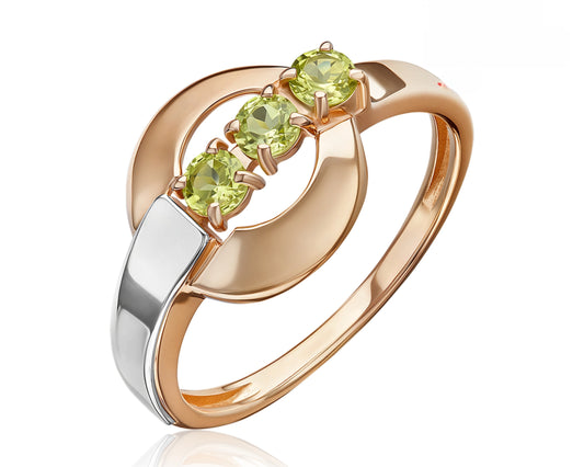 Ring mit Chrysolith Rotgold 585 Art. Nr. 01-5837-00-205-1111 P