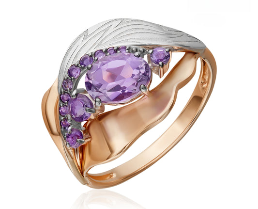 Ring mit Amethyst Rotgold 585 Art. Nr. 01-5707-00-203-1111 P